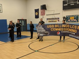 Crew of the USS Billings at Blue Creek!